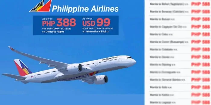 菲律宾航空公司年前促销2020年：涵盖目的地列表 - 延长！伟德国际app安卓版下载