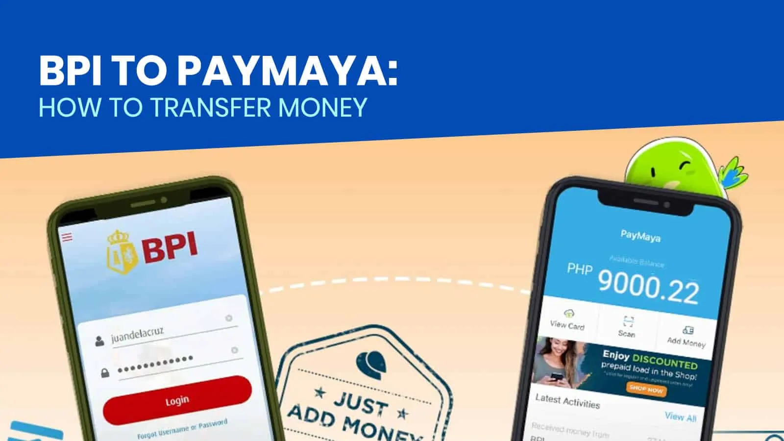 BPI到PayMaya：如何使用PayMaya应用程序添加钱