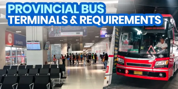 省级巴士：需求和航站楼清单（往返马尼拉大都会）