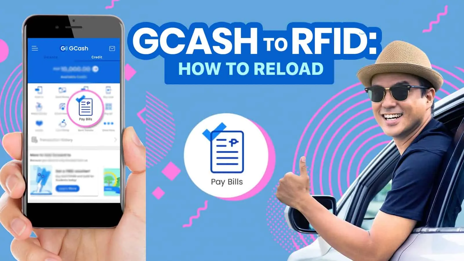 如何使用GCASH重新加载EASYTRIP和自动扫描RFID