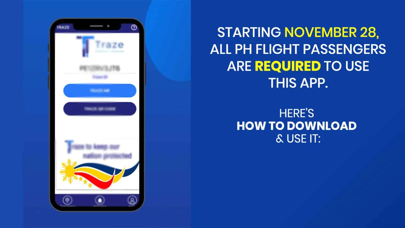 Traze App：在哪里下载，如何注册，如何在机场使用