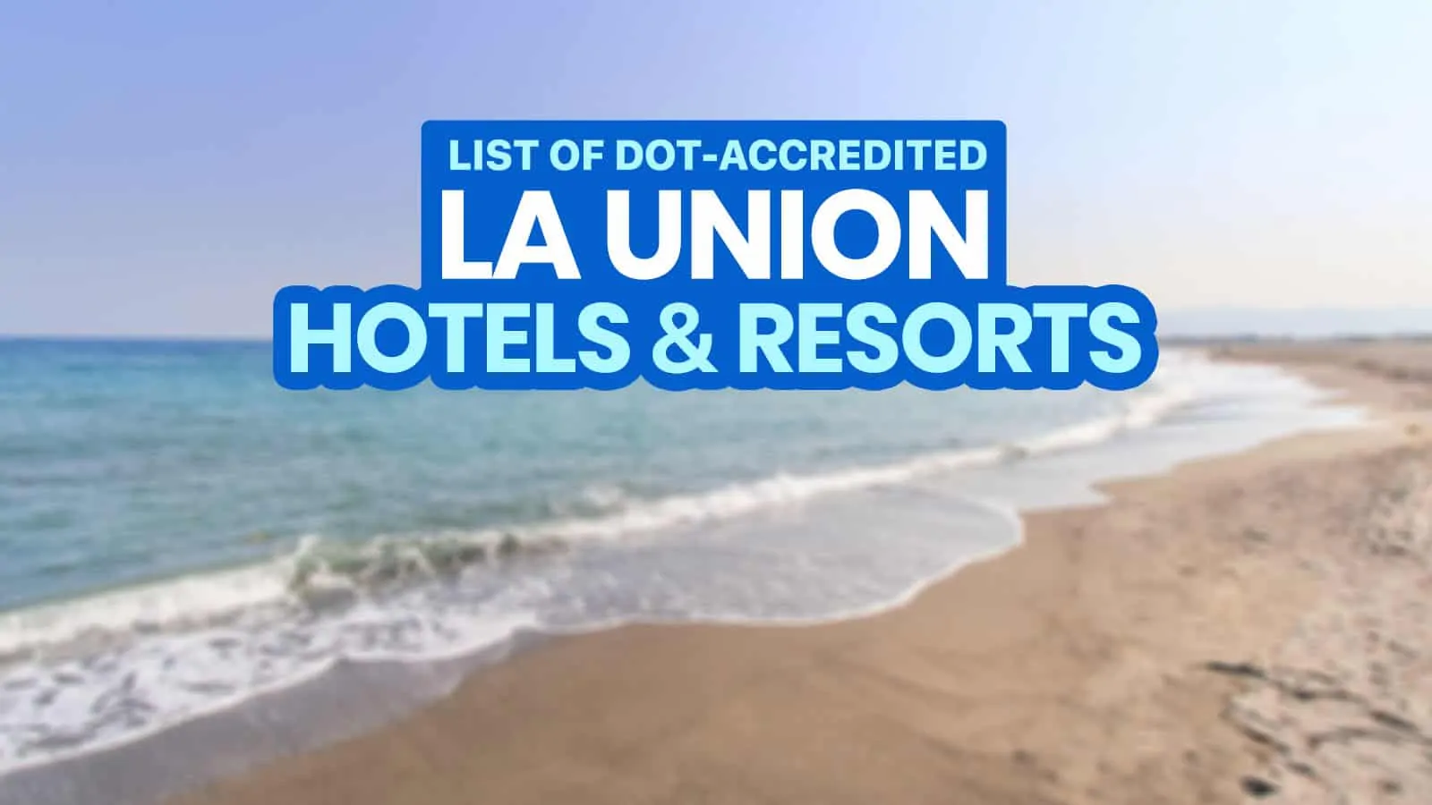 洛杉矶联盟的dot认证酒店和海滩度假村列表