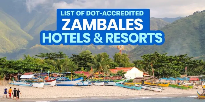 2022年赞贝尔斯和苏比克的dot认证酒店和度假村名单