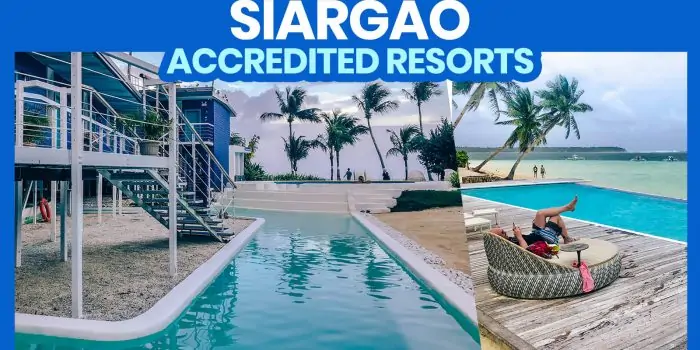 dot认可的siargao酒店和度假村列表