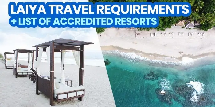 Laiya Beach Batangas旅行要求 + DOT-CREDITED REVERTS