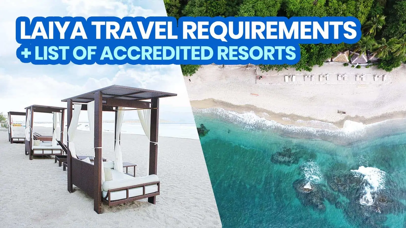 莱雅海滩巴丹加斯旅游要求+ dot认证度假村
