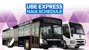 2022 UBE Express NAIA到Cubao，Santa Rosa＆Robinsons马尼拉的时间表