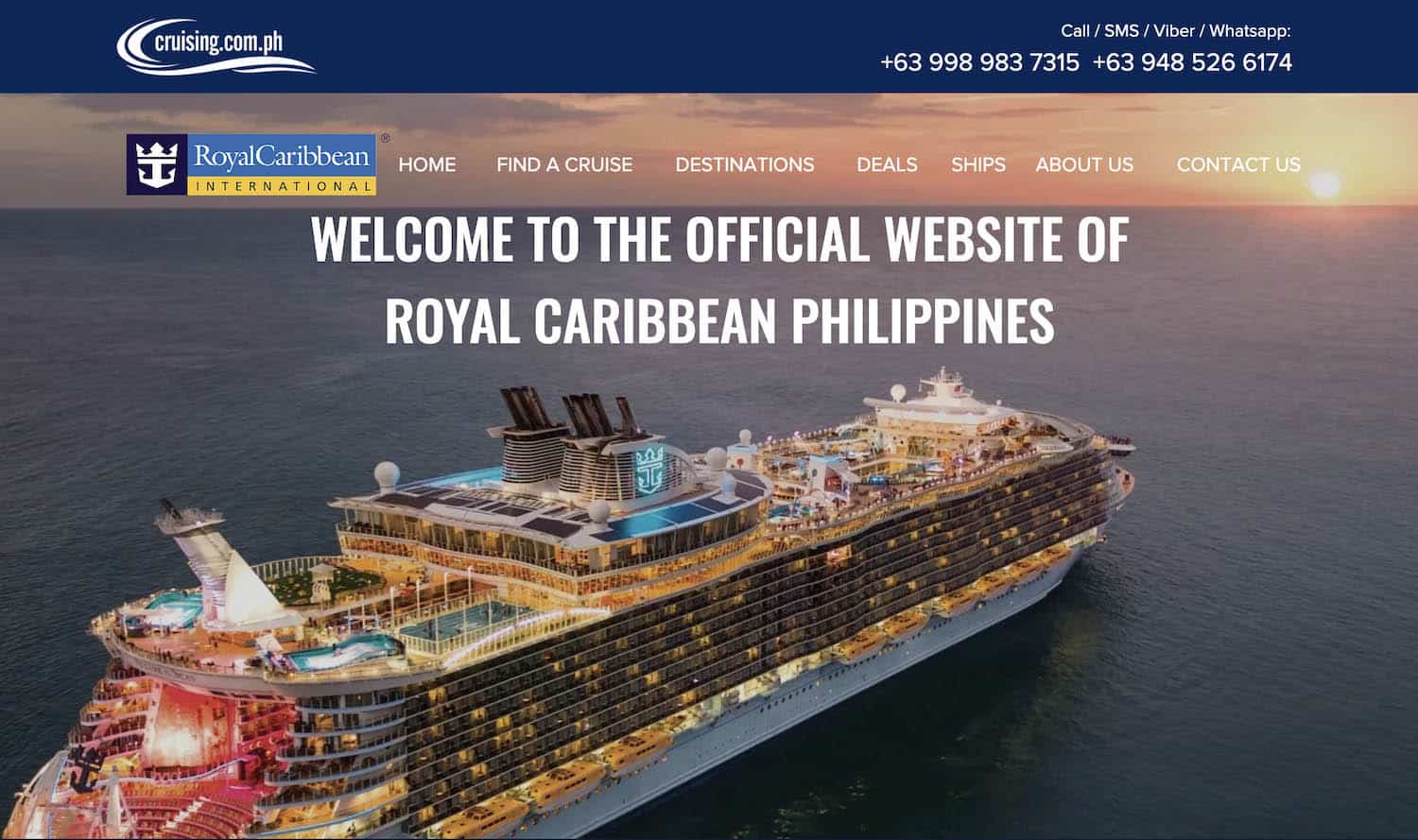 菲律宾皇家加勒比群岛网站